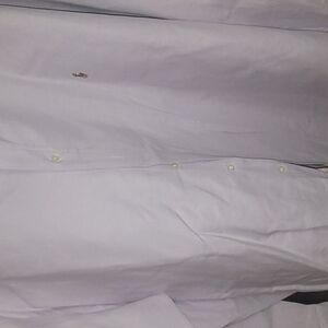 White Dress Shirt with Soft Cotton Texture